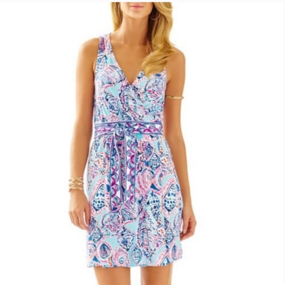 Lilly Pulitzer Bellini Wrap Dress - Picture 2 of 8